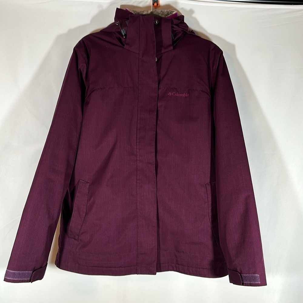 Columbia Sleet to Street Interchange Purple Jacket